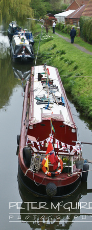 Group of Canal Boats at South Kyme