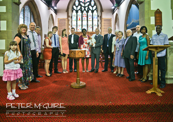 Nathan's Christening - After Service Photo