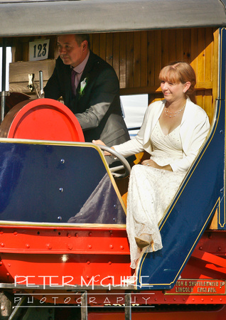 123. 1920 Clayton & Shuttleworth End Tipper - 'Just Married'